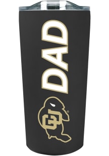 Colorado Buffaloes 18oz Soft Touch Dad Stainless Steel Tumbler - Black