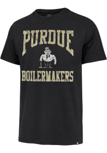 47 Purdue Boilermakers Black Big Ups Franklin Short Sleeve Fashion T Shirt