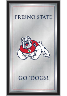 Fresno State Bulldogs Fight Song Hanging Back Bar Mirror