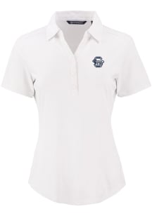 Cutter and Buck Penn State Nittany Lions Womens White Vault Forge Eco Polo Short Sleeve Polo Shirt