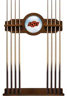 Oklahoma State Cowboys Solid Wood Cue Rack Pool Table