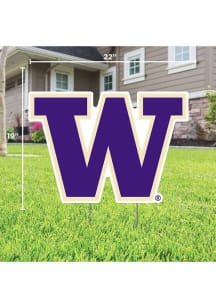 Washington Huskies Primary Yard Sign - Purple