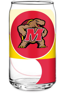 Maryland Terrapins Glass Pint Glass - White