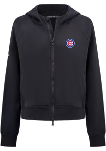 Levelwear Chicago Cubs Womens Black Judd Insignia 2.0 Long Sleeve Full Zip Jacket