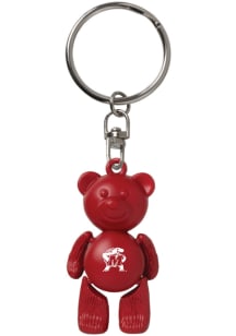 Maryland Terrapins Beary Cute Keychain - Red