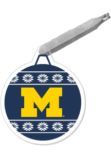 Michigan Wolverines Bulb Ornament - Blue
