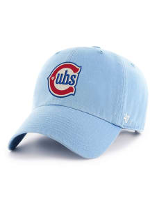 47 Chicago Cubs Alt Logo Clean Up Adjustable Hat - Light Blue