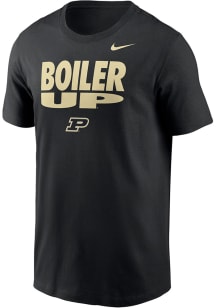 Nike Purdue Boilermakers Black DriFit Short Sleeve T Shirt