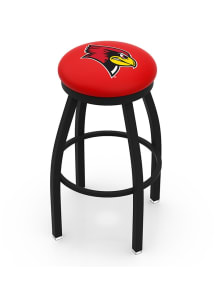 Illinois State Redbirds Black Pub Stool - Black