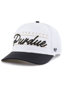 47 Purdue Boilermakers Brrr Condor Two-Tone Hitch Adjustable Hat - White
