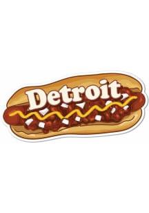 Detroit Coney Dog Stickers - Brown