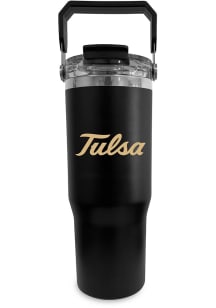 Tulsa Golden Hurricane Bucket Stainless Steel Tumbler - Black