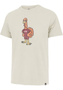 47 Virginia Tech Hokies Brown Premier Franklin Short Sleeve Fashion T Shirt