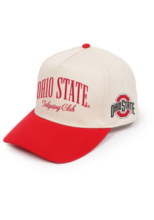 Ohio State Buckeyes Ivory 2T Ponyback Womens Adjustable Hat