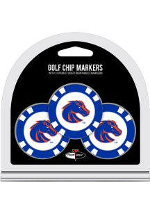 Boise State Broncos Poker Chip 3 Pack Golf Ball Marker