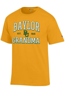 Champion Baylor Bears Gold Est. Date Grandma Jersey Short Sleeve T Shirt