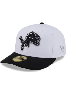 New Era Detroit Lions Mens White 2026 NFL Draft CW 59FIFTY Fitted Hat