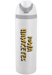 Iowa Hawkeyes 24oz Oahu Stainless Steel Bottle - White