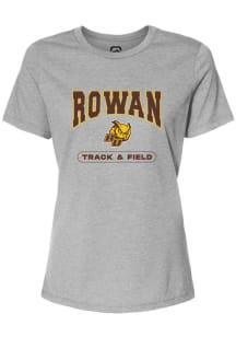 Summit Sportswear Rowan University Womens Grey Track and Field Short Sleeve T-Shirt