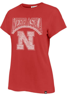 47 Nebraska Cornhuskers Womens White Spencer Short Sleeve T-Shirt