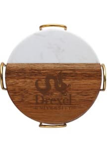 Drexel Dragons Marble Coaster - Navy Blue