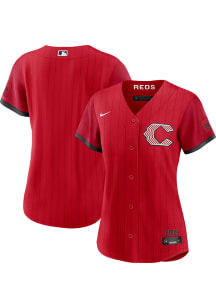 Nike Cincinnati Reds Womens Red City Connect 2.0 Limited Baseball Jersey