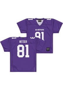 Andrew Metzger   K-State Wildcats Purple NIL Purple Football Jersey