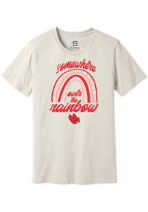 Summit Sportswear Wizard of Oz Womens Oatmeal Rainbow Short Sleeve T-Shirt