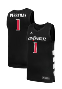 Elijah Perryman  Nike Cincinnati Bearcats Black NIL Name And Number Jersey