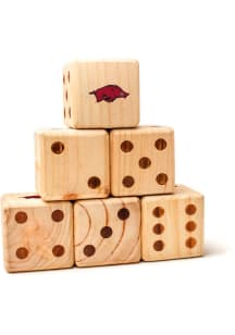 Arkansas Razorbacks Yard Dice Tailgate Game