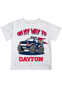 Vive La Fete Dayton Flyers Infant On My Way Short Sleeve T-Shirt White