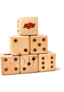 Oklahoma State Cowboys Yard Dice Tailgate Game
