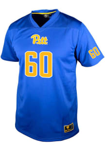 Akram Elnagmi  Genuine Collective Pitt Panthers Blue Football NIL Football Jersey
