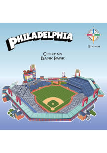 Philadelphia City Stickers - Blue