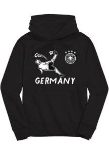 Vive La Fete Germany National Team Toddler Black Sam Long Sleeve Hooded Sweatshirt