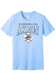 Summit Sportswear Akron RubberDucks Blue Homerun Short Sleeve T Shirt