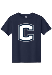 Summit Sportswear UConn Huskies Youth Navy Blue Alt Logo Secondary Short Sleeve T-Shirt