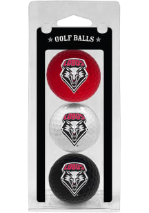 New Mexico Lobos 3 Pack Golf Balls