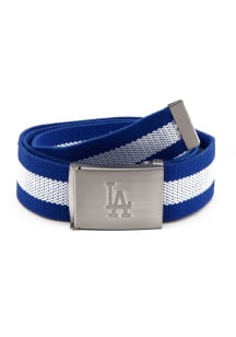 Los Angeles Dodgers Fabric Stripe Mens Belt