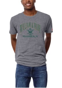 William & Mary Tribe Grey Primary Logo Short Sleeve Fashion T Shirt