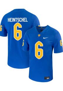 Mason Heintschel   Pitt Panthers Blue Football Football Name And Number Football Jersey