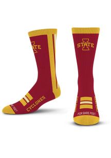 Iowa State Cyclones Throwback Mens Crew Socks