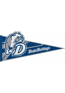 Drake Bulldogs Extended Logo Pennant - Blue