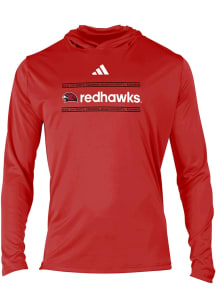 Adidas Miami RedHawks Mens Red Heat Seal Long Sleeve Hood