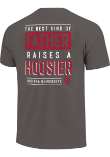 Indiana Hoosiers Grey Best Kind Of Father Short Sleeve T Shirt