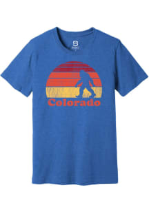 Summit Sportswear Colorado Blue Sunset Sasquatch Short Sleeve Fashion T Shirt
