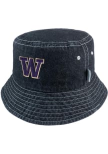 LogoFit Washington Huskies Black Jucket Mens Bucket Hat