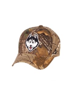 Zephyr UConn Huskies Staple Camo Adjustable Hat - Green
