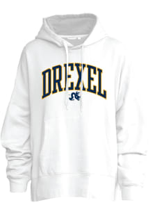 Drexel Dragons Womens White Moonbeam Hooded Sweatshirt