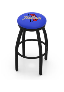 Tulsa Golden Hurricane Black Pub Stool - Black